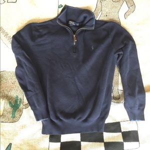 Polo Zip Pullover Navy Brand New* Large